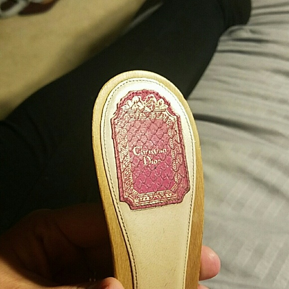 COPY - Christian Dior heeled, slide sandals - Picture 3 of 7